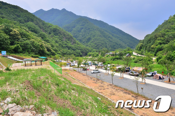 횡성군 병지방 오토캠핑장 이미지