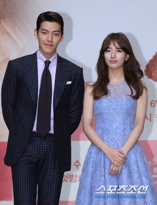 [포토] 수지-김우빈 '시선 빨아들이는 최강 비쥬얼 커플'