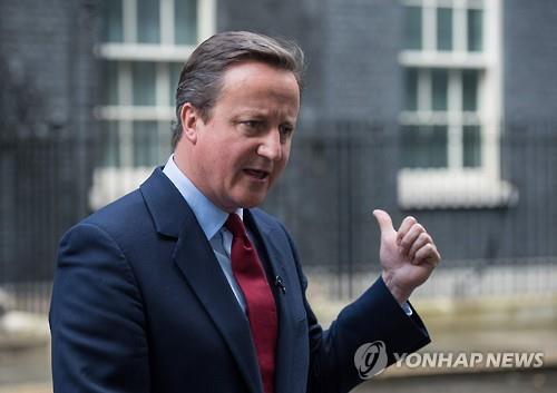 캐머런 英총리 쓸쓸한 퇴장..정치 묘비엔 '브렉시트' - 연합뉴스