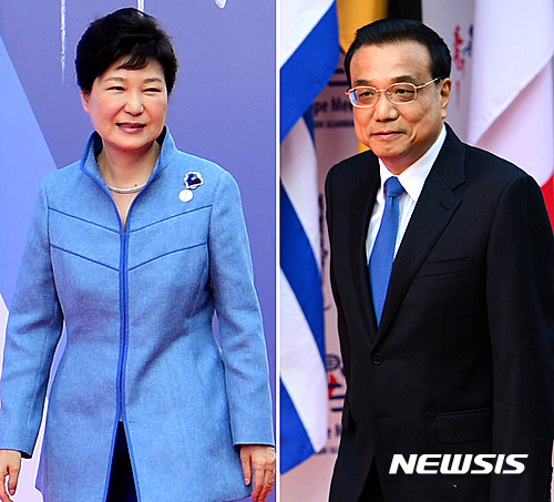 朴대통령, 중·러 정상과 한 테이블..사드·남중국해 대화 없어 - 뉴시스