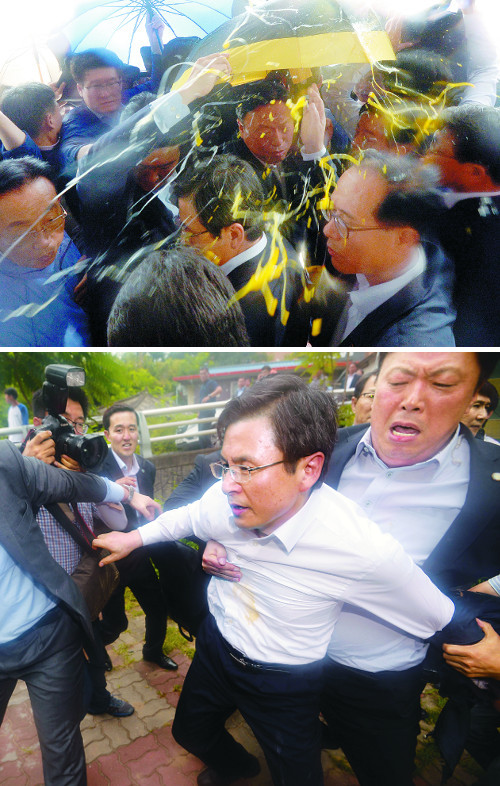 막말·고성·몸싸움.. 난장판으로 끝난 '사드 설명회' - 국민일보