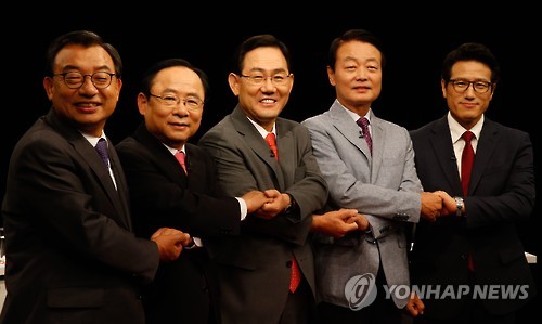 [새누리당 8·9 전당대회] 당 대표 선거 2차 단일화 성사되나? - 아시아경제