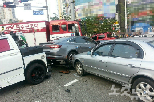 부산 해운대서 '외제차 폭주' 횡단보도 덮쳐 17명 사상(종합2보) - 노컷뉴스