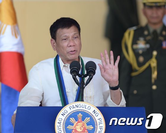 로드리고 두테르테 필리핀 대통령© AFP=뉴스1