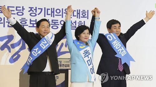더민주 당권주자들, 중원서 秋 '굳히기' vs 金·李 '뒤집기'(종합) - 연합뉴스
