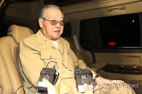 이정현, JP·손명순 예방..