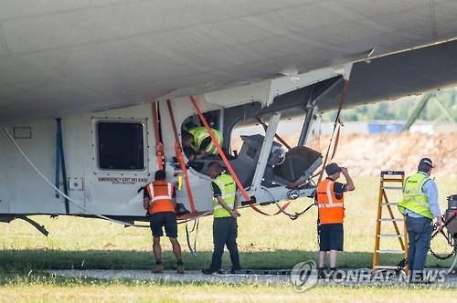 세계최대 비행체 두번째 시험비행서 기체 파손 - 연합뉴스