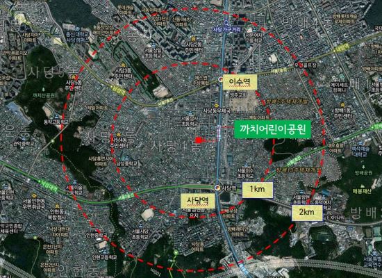 침수피해 막아라..동작구, 사당동 까치어린이공원에 빗물저류조 설치 - 국민일보