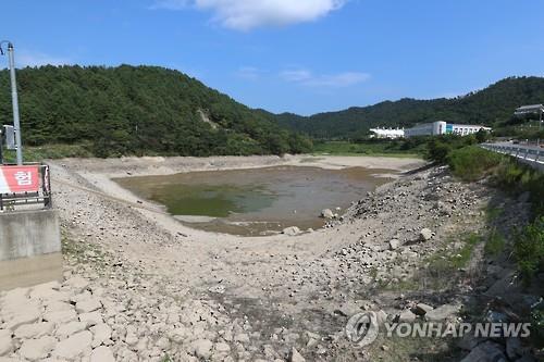 '저수지가 말라간다'..전국에서 전남이 가장 심각 - 연합뉴스
