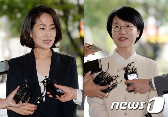 박선숙·김수민, 첫 재판서 '리베이트 혐의' 모두 부인 - 뉴스1