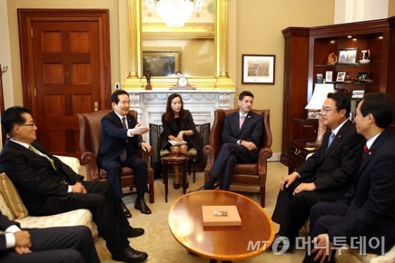 정세균 의장, 美하원의장 면담