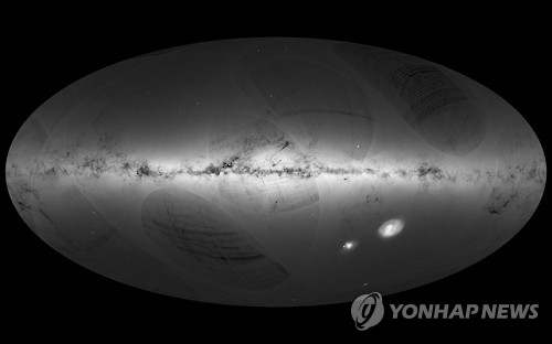 유럽우주기구 11억5천만 개 별 담긴 은하 3D 지도 제작 - 연합뉴스