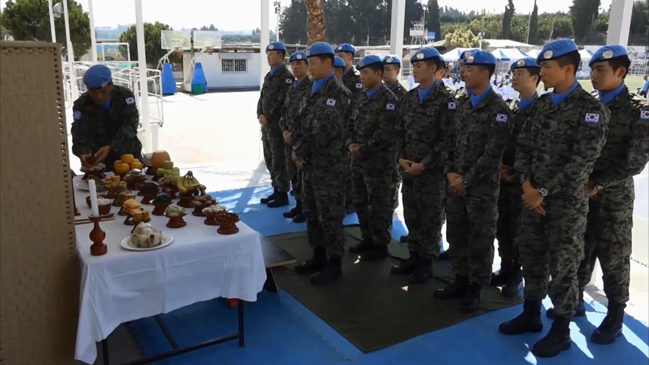 해외 파병 장병들도 풍성한 한가위..