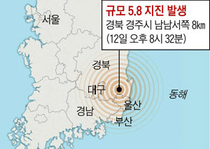 경주 지진 여진 총 316회..