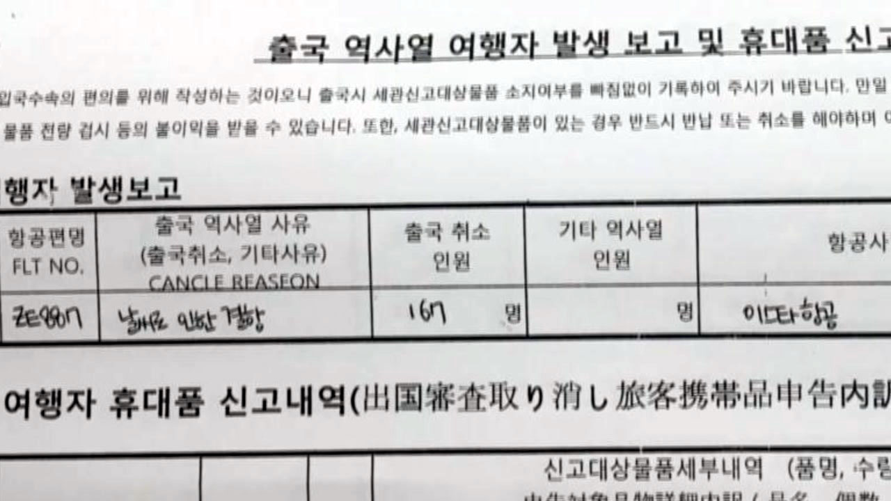 타이완행 이스타항공 여객기 태풍으로 6시간 만에 회항 - YTN