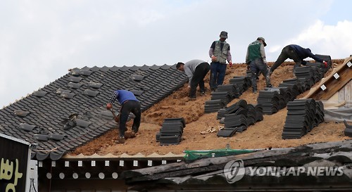 지진피해 경주 응급조치 마무리..본격 복구 돌입 - 연합뉴스