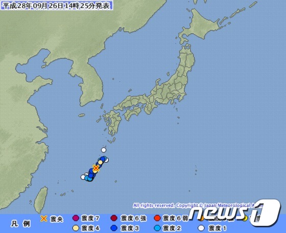 日홋카이도·오키나와 7분 간격 규모 5.5 5.7 지진 연달아