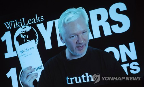 美대선판 흔들 '추가폭로' 일단 불발..어산지