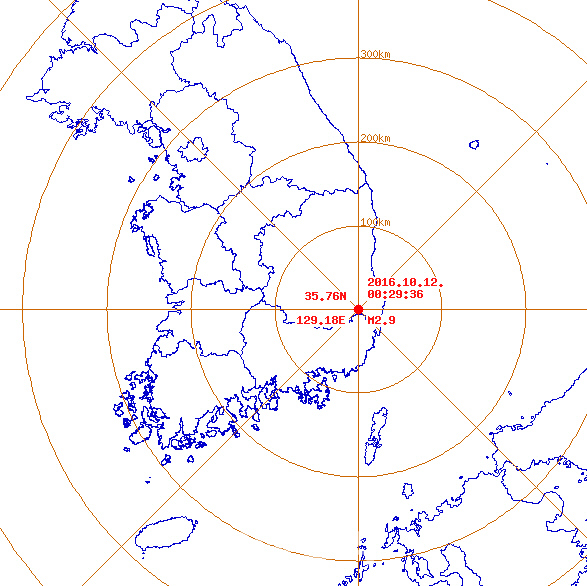 12일 오전 규모 2.9 경주 여진 발생..총 475회 - 이데일리