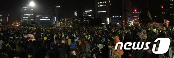 10만 부산시민의 함성..