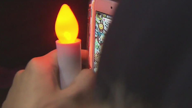 꺼지지 않는 LED 촛불 등장..