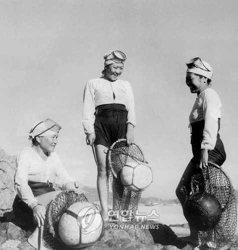 '알몸 작업에서 고무옷까지'..제주해녀 복장 이렇게 변했다