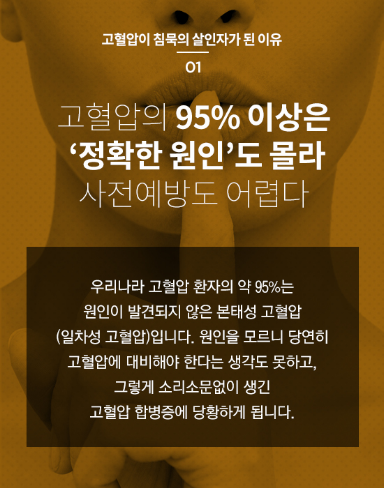 1_고혈압의 95% 이상은 ‘정확한 원인’도 몰라 사전예방도 어렵다