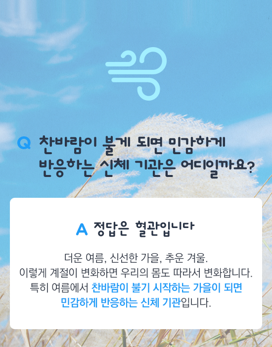 추워진 날씨 꼭 알아야 할 혈관 건강법