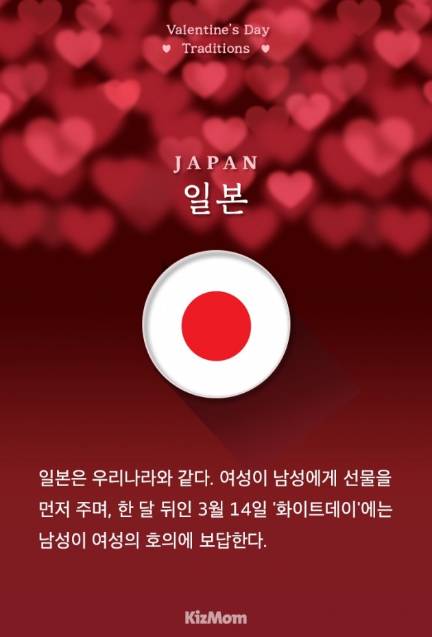 [카드뉴스] 세계 각국의 발렌타인데이 풍습 엿보기