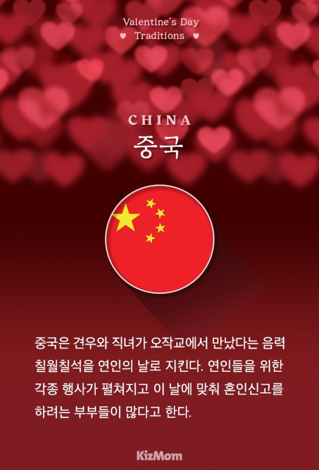 [카드뉴스] 세계 각국의 발렌타인데이 풍습 엿보기