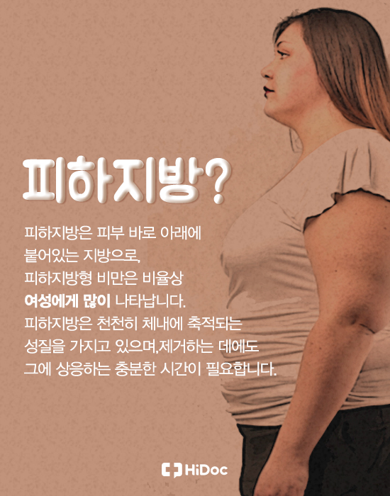 빼는 법도 다르다, 내장지방 vs 피하지방