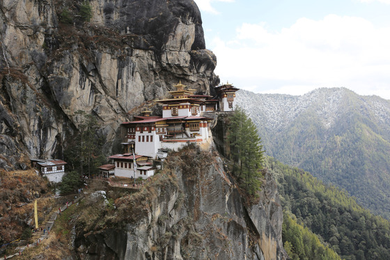 부탄에서 가장 신성한 곳으로 여기는 탁상 곰파(Gompa·사원)