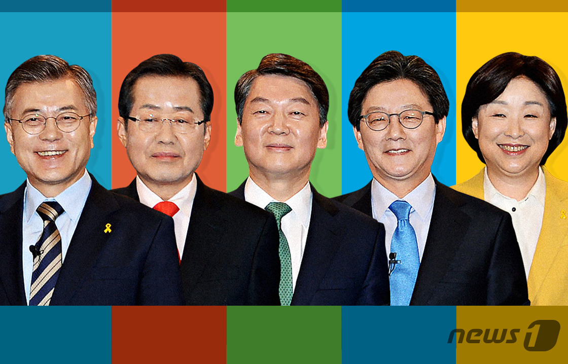 황금연휴 첫 주말 유세전 총력전..文굳히기냐 安·洪뒤집기냐 - 뉴스1