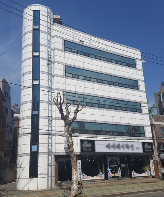 서울 광진구 자양동에 있는 채연씨 소유의 5층 빌딩. 1층은 상가, 나머지는 사무실 등으로 쓰고 있다. /빌사남 제공