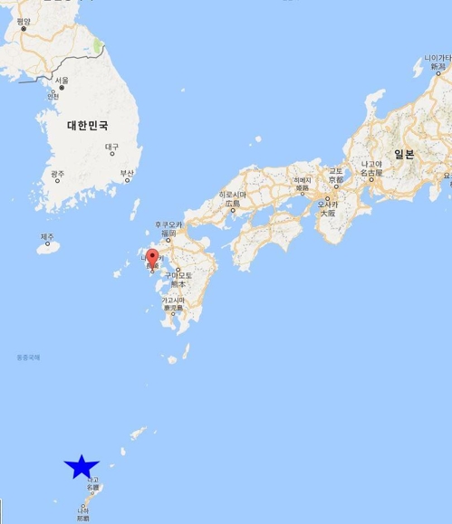 美 핵항모 칼빈슨, 日 규슈 나가사키 앞바다까지 북상 - 연합뉴스