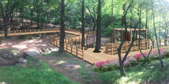 등산로 없는 산 이미지