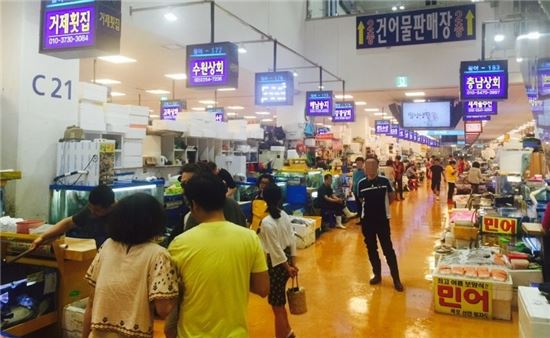 수산시장 이미지