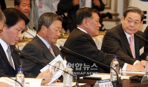 5대 재벌그룹 총수, 새정부 출범 후 '살얼음판 위' - 연합뉴스