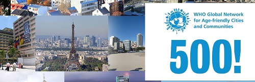 WHO의 고령친화도시 국제네트워크에 프랑스 파리가 500번째 도시로 가입했다. GNAFCC 홈페이지.