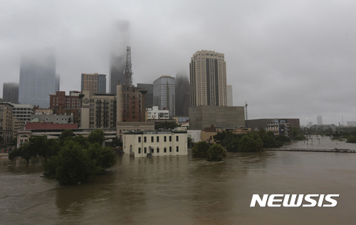 미 기상청, '휴스턴 지역 홍수 더 악화' 경고