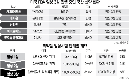 '죽음의 계곡' FDA 임상 3상 넘어라..글로벌 비상 꿈꾸는 토종 신약