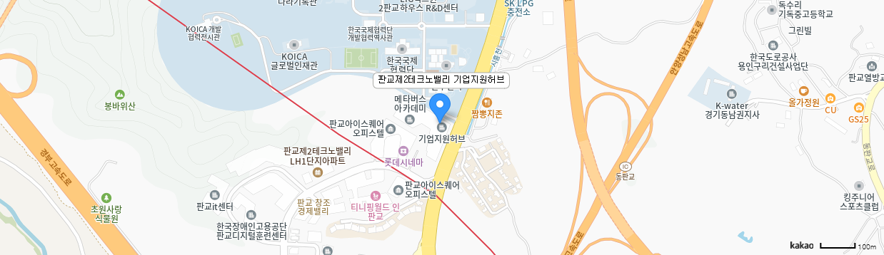 카카오맵 판교캠퍼스 마커 표시