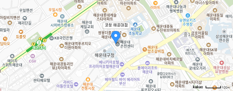 코칭 해운대점 지도이미지