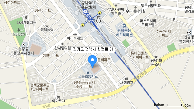 평택교육지원청 특수교육지원센터 카카오맵