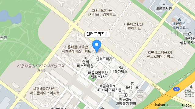 시흥 배곧3로 하노이베트남힐링케어 지도