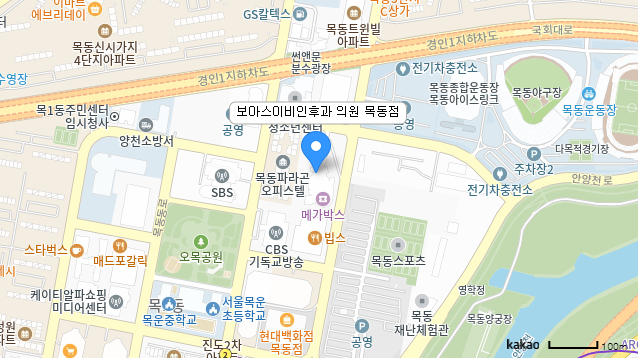 보아스이비인후과의원 목동점 지도