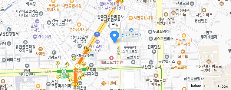 코칭 서면점 지도이미지