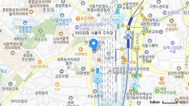 서울역 롯데마트 주차장 위치
