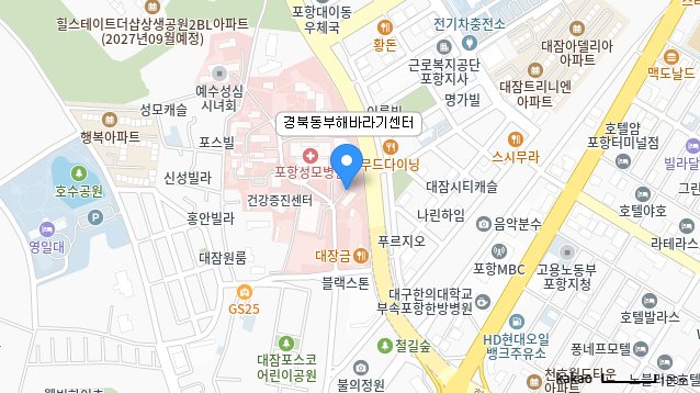 경북동부해바라기센터 지도