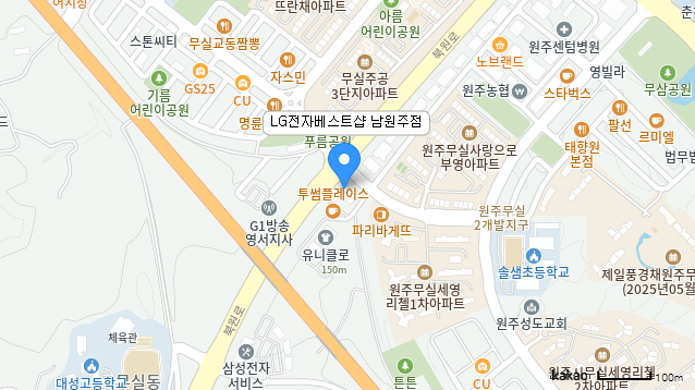 LG전자베스트샵 남원주점 지도